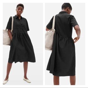 Everlane  The Parklet Shirtdress Black Size 00
